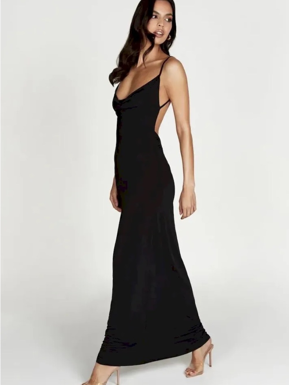 Meshki Darcy Cowl Low Back Dress